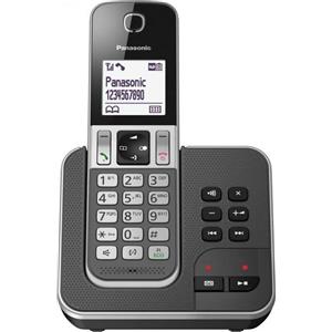 Panasonic Telefono cordless Panasonic KX-TGD320FRG, segreteria telefonica, base e ricevitore, vivavoce, identificazione del chiamante