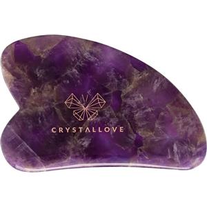 Crystallove Pietra per Massaggio Viso Gua Sha in Ametista