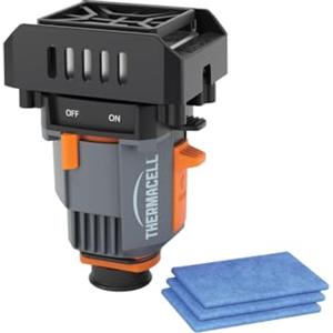 Thermacell Backpacker Repellente Antizanzare, Senza DEET, 12 Ore | Copre fino a 21 m² con bombolette di gas. Compatto, ideale per trekking, campeggio ed escursioni. Contro le zanzare.
