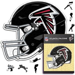 Iconic Puzzles-Puzzle in Legno 100% sostenibile con Licenza Ufficiale, Colore Atlanta Falcons, L, 500 Pcs