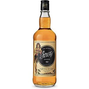 Sailor Jerry Rum Speziato 70cl - Rum Caraibico con Note di Vaniglia e Cannella