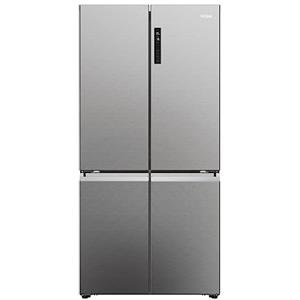 Haier Cube 90 Series 5 Frigorifero Multidoor 4 Porte 528 Litri, Total No Frost, Air Surround, MyZone, Humidity Zone, T-ABT, Inverter, Classe E, 190 x 90,8 x 64,8 cm, Platinum Inox HCR5919ENMP
