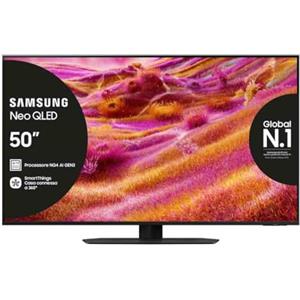 Samsung Smart TV 50'' QE50QN94FATXZT Neo QLED 4K Mini LED, NQ4 AI Gen3 Processor, 4K AI Upscaling Pro, Glare Free, Motion Xcelerator 165Hz, Dolby Atmos & OTS+, NeoSlim Design, 2025