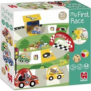 Jumbo Goula - La mia Prima Gara - Gioco prescolare per Bambini a Partire da 3 Anni, da 2 a 4 Giocatori