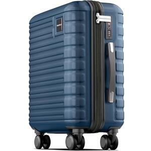 Travely Valigia bagaglio a mano 55x35x25cm - adatta per Ryanair, Lufthansa, Eurowings e co. I Trolley da cabina 36L con rotelle morbide e pratico lucchetto TSA, valigia da cabina