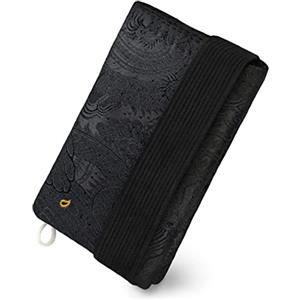 GUGGIARI® Portafoglio Uomo Slim, Morbido e Flessibile, dotato di un Sistema di Protezione RFID - Portafoglio Uomo Piccolo, Contanti e Chiavi (Black - Dragon)