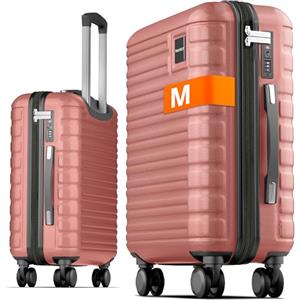 Travely Valigia bagaglio a mano 55x40x20cm - adatta per Ryanair, Lufthansa, Eurowings e co. I Trolley da cabina 36L con rotelle morbide e pratico lucchetto TSA, valigia da cabina