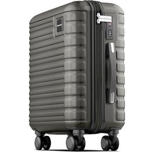 Travely Valigia bagaglio a mano 55x35x25cm - adatta per Ryanair, Lufthansa, Eurowings e co. I Trolley da cabina 36L con rotelle morbide e pratico lucchetto TSA, valigia da cabina