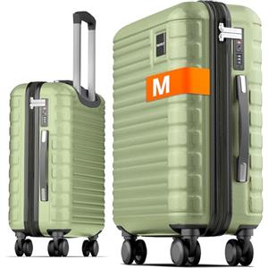 Travely Valigia bagaglio a mano 55x40x20cm - adatta per Ryanair, Lufthansa, Eurowings e co. I Trolley da cabina 36L con rotelle morbide e pratico lucchetto TSA, valigia da cabina