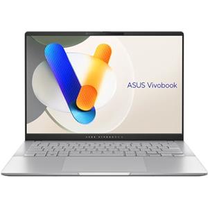 ASUS Vivobook S 14 M5406KA#B0DPG333XZ, Notebook in alluminio, Copilot+ PC, Monitor da 14 WUXGA OLED Glossy, 60Hz, AMD Ryzen AI 7 350, RAM 16GB, 512GB SSD, Windows 11 Home, Argento