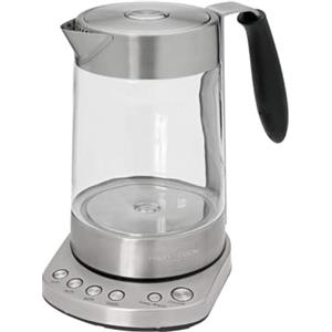 Avilia Bollitore Elettrico 2 in 1 per Tè e Caffè - Teiera Elettrica con Filtro per il Tè Integrato, Temperatura da 70° a 100°, in Vetro e Acciaio Inox, 240V, 3000W, 14x21x23cm, 1.7L