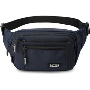 Aucuu Marsupio Uomo Donna, Marsupio Impermeabile in Tessuto Oxford, Marsupi Sportivo Regolabile, per Ciclismo Running Escursionismo Trekking