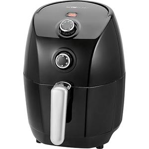 Avilia Friggitrice ad Aria Calda da 1,5 l con Termostato Regolabile | Nero, 900 W | Silenziosa a 44 dB | Acciaio Inossidabile | Air Fryer 1.5 Litri