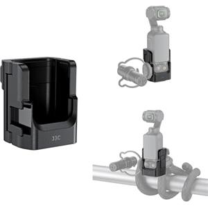 JJC Adattatore di espansione compatibile con DJI Osmo Pocket 3, adattatore di montaggio leggero con attacco a slitta fredda, accessori per gabbia protettiva portatile per fotocamera Pocket 3