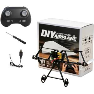 Generico RC Paper Airplane Kit, Kit Motore per Aereo Telecomandato Con Stabilizzatore Gyro, Aereo RC - Gadget Creativi per Adolescenti, Genitori & Figli Interattivo(Aeroplanini Di Carta Non Inclusi)
