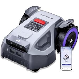 ANTHBOT M9 Robot Tagliaerba Wireless - 1000 ㎡, Navigazione RTK e Doppia Visuale, Sistema di Evitamento Ostacoli Basato su IA, Controllo Tramite APP, con Garage MGA04