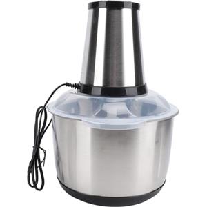 Depisuta Robot da, Tritatutto Elettrico in Acciaio Inossidabile SUS da 5 L 500 W con Motore in Rame Potente Tritacarne Tritatutto Elettrico Professionale per Carne, Cipolla,