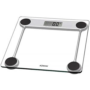 Bomann PW 1417 CB Bilancia pesapersone elettronica Argento, Trasparente