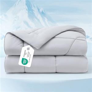 Bedsure Piumone estivo rinfrescante reversibile 240x220 - Piumone rinfrescante Arc-Chill Q-Max > 0,4, Coperta estiva leggera e sottile per sudorazioni notturne e dormienti caldi
