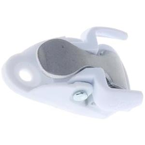 KIOALXZ Fibbia a ragno per pattini in linea, parti di ricambio, strumenti robusti e durevoli per la sicurezza del pattinaggio, utilizzata per sport come lo, il pattinaggio, bianco Argento, 50 mm