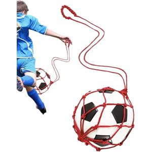 Generic Borsa sportiva in rete per palloni, con coulisse, resistente, per calcio, pallavolo, portatile, con cordoncino, multifunzionale, per pallacanestro e tennis all'aperto