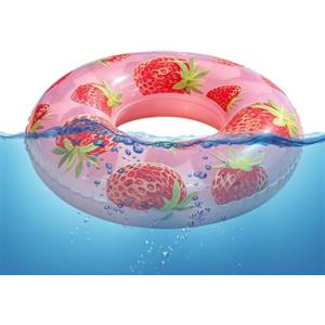 Generico Canotto Gonfiabile,Anelli Gonfiabili con Motivo Frutta - Tubo Gonfiabile per Piscina per Ragazzi e Ragazze,per Ragazzi e Ragazze per Giardino Esterno Lago Fiume Acquatico Festa al Mare