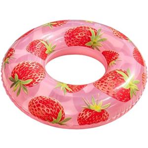 Generico Canotto Gonfiabile, Anelli Gonfiabili con Motivo Frutta, Ciambella Gonfiabile per Bambini, per Ragazzi e Ragazze per Giardino Esterno Lago Fiume Acquatico Festa al Mare
