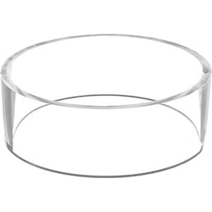 Generico Espositore per palloni in acrilico - Porta palloni in acrilico, portapalloni rotondo | Vetrina trasparente per pallacanestro con base stabile, supporto versatile per paloni da calcio per uffici domes