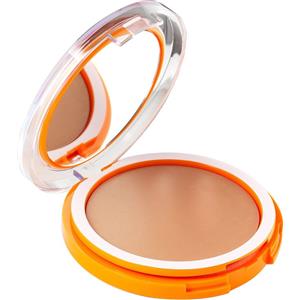 KORFF Sun Secret Fondotinta Compatto SPF 50 01 Amber - Trattamento di maquillage con finish naturale e protezione solare molto alta, 6 ml