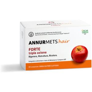 Annurmets Nutraceutical & Drugs - Annurmets Hair Forte Tripla Azione Confezione 60 Compresse