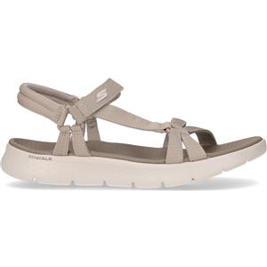 SKECHERS Go Walk Flex Sandal Sandalo Sportivo Taupe - Donna - Taupe