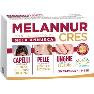 Noebis Pharma MelannurCres - Mela Annurca e Biotina 30 Pc Capsule