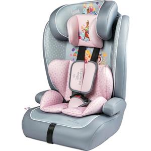 Tataway seggiolino Auto Disney Principesse I-Size R129. Seggiolino per la sicurezza dei bambini con altezza da 76 a 150 cm. Poggiatesta regolabile e imbottitura.