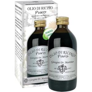 GIORGINI SER-VIS SRL Olio di Ricino Puro 100% Naturale 200 ml - Trattamento Rinforzante per Capelli, Ciglia, Unghie e Pelle