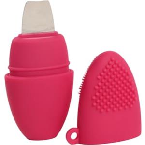ZEPFJHE Spazzola in silicone per la pulizia del viso, spatola per la rimozione dei punti neri e la cura della pelle sensibile, detergente delicato per i pori