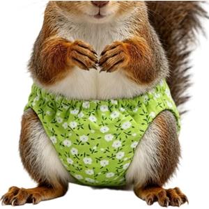Generico Pannolini Piccoli Animali,Riutilizzabili Lavabili Regolabili | Pantaloni Assorbenti per Urina Pannolini Scoiattolo,Piccoli Anziani Sugar Glider Topi Furetti Interno Esterno Gabbia Viaggio