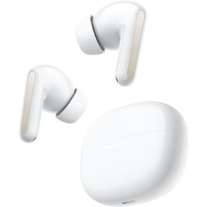 XIAOMI Redmi Buds 8 Auricolari Bluetooth True Wireless, Cancellazione Attiva del Rumore 50dB/4kHz, 3 Microfoni AI, Driver Dinamico da 11 mm, Hi-Res Audio, Fino a 11h + 44h di Autonomia, IP54, Bianco