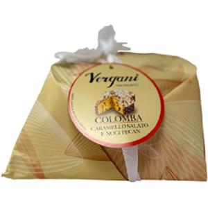 Generico Colomba Artigianale ad Impasto Naturale -Vergani- Caramello Salato & Noci Pecan 750 Grammi