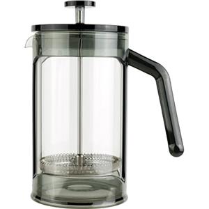 Café Olé Chiaro Caffettiera a Stantuffo 600 ml Nera | Caffettiera French press con filtro in acciaio inox, vetro resistente e corpo acrilico