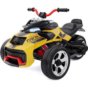 RCB 12V Moto Elettrica Bambini, 2 motori e 12 pollici di moto da cross elettrica 3/8 km/h Modalità di velocità, Multi-Music, Porta USB, Miglior Moto Ride On per 3-8 bambini