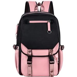 Aucuu Zainetto per Ragazze e Bambini con Caricatore USB, Zaino Elementari e Scuole Media, Grande Capacità Multi Scomparto per Viaggi Campeggio