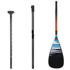 Generico Stand up Paddle Board, Pagaia in Fibra di Carbonio for tavola da Surf Gonfiabile Portatile di Grandi Dimensioni con Dimensioni Regolabili