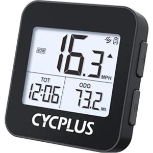 CYCPLUS Mini Computer da Bicicletta GPS Wireless Tachimetro Contachilometri Bici Impermeabile Ciclocomputer Ant + Ciclismo Contatore Tachimetro per Bici Bluetooth LED Display Retroilluminato…