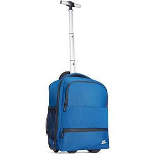 CabinFly Aircruiser Hybrid Ryanair Zaino Con Ruote 40 x 30 x 20 cm Wizzair Bagaglio a Mano Transavia Zaino da Viaggio Aereo Vueling Valigia (Blu, 40x30x20 cm - Con Ruote)