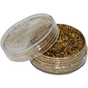 Eulenspiegel, Brillantini in poliestere, Oro, 6 g | Glitter cosmetici a grana media per effetti scintillanti, per il Carnevale, Halloween e feste a tema