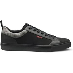 HUGO Morrie_Tenn_nkpu, Tennis Trainers Uomo, Nero, 45 EU
