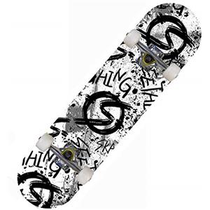 Generic Skateboard da 70 x 20,3 cm, a 7 strati, in acero, per trucchi, adatto per principianti e bambini, ideale per longboarding e skateboard
