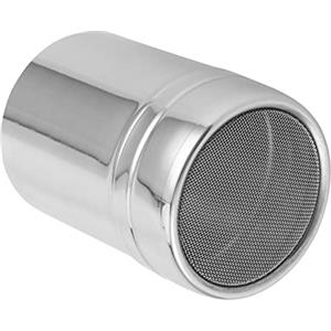 HERCHR Shaker per polvere con coperchio, zucchero Shaker Acciaio inossidabile a maglia fine Caffè Cacao Dredges Shaker per cioccolato per setaccio Cacao, Cannella in polvere, Zucchero a velo(S)