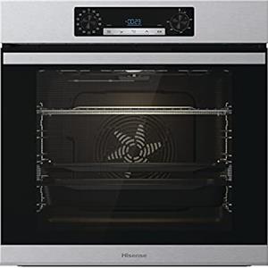 Hisense BSA65226AX, Forno Multifunzione Termoventilato con aggiunta Vapore, Cavità XXL 77L, Pulizia Acqua Clean, 13 funzioni di cottura, 3 funzioni Vapore, Funzione pizza 300 °C, Cottura AirFry