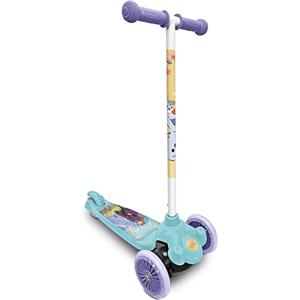 Mondo Toys - Monopattino 3 ruote - Twist & Roll Frozen - freno di sicurezza posteriore - rosa/azzurro - 28300